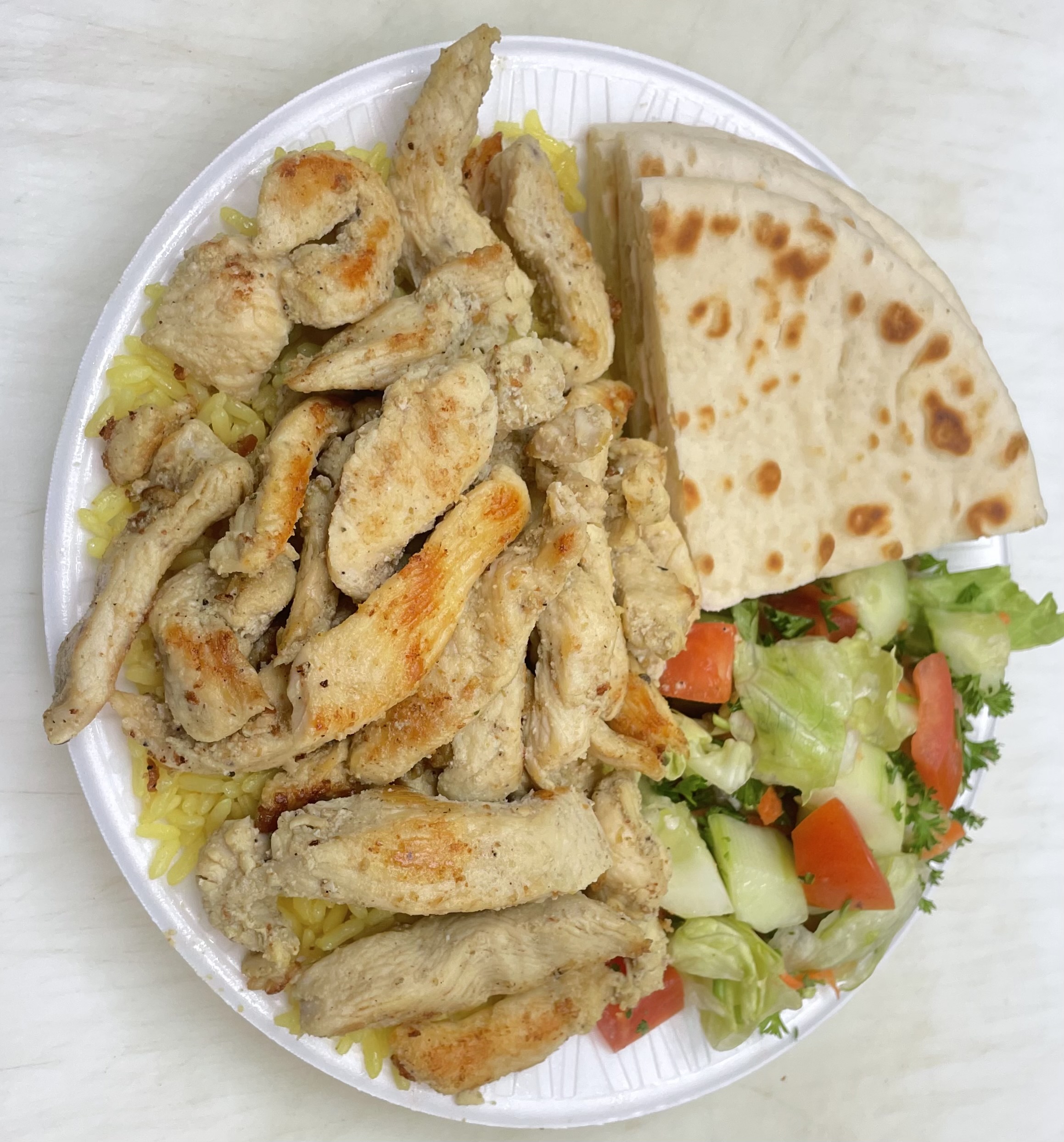 Order Chicken Gyro Plate food online from Koftaky Grill store, Hermitage on bringmethat.com