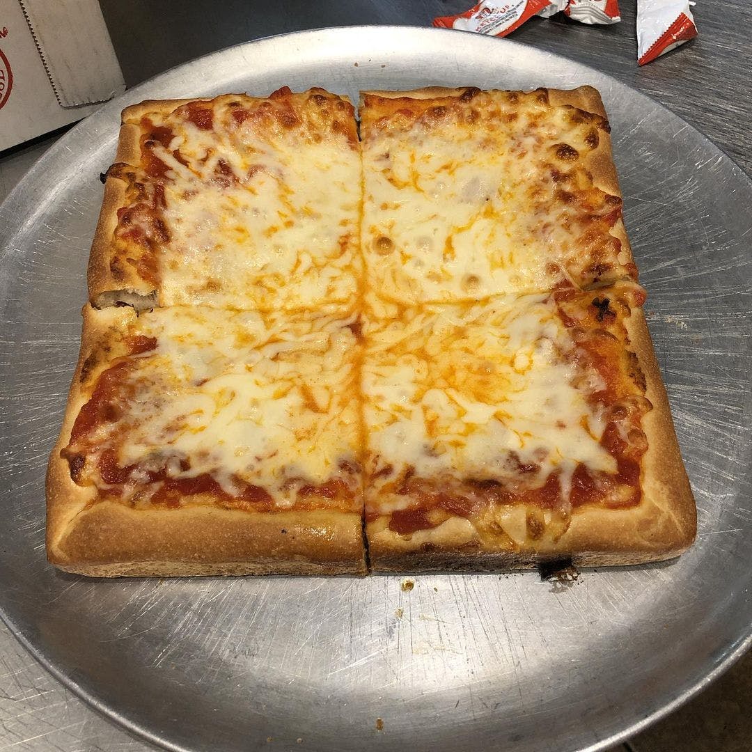 Order Sicilian Cheese Pizza - 16" food online from Taste of Italy store, Avenel on bringmethat.com