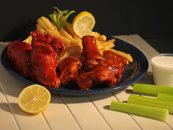 Order 6 Party Wings Dinner food online from Captain Sam Fish & Chicken store, San Diego on bringmethat.com