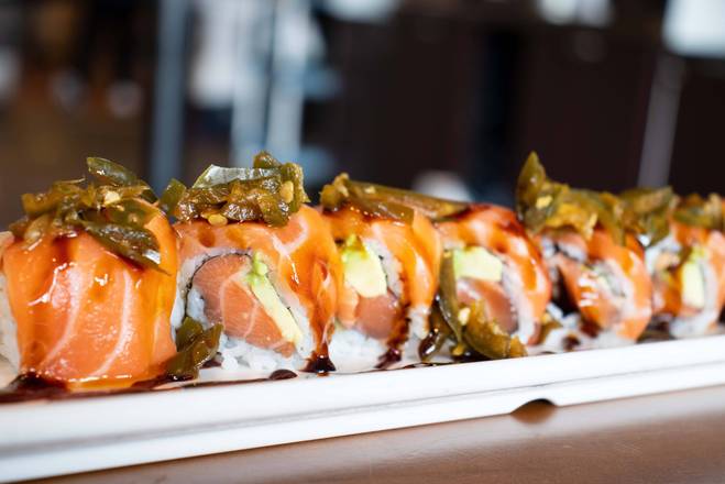 Order Salmon Lover Roll  food online from Pike Kitchen store, Rockville on bringmethat.com