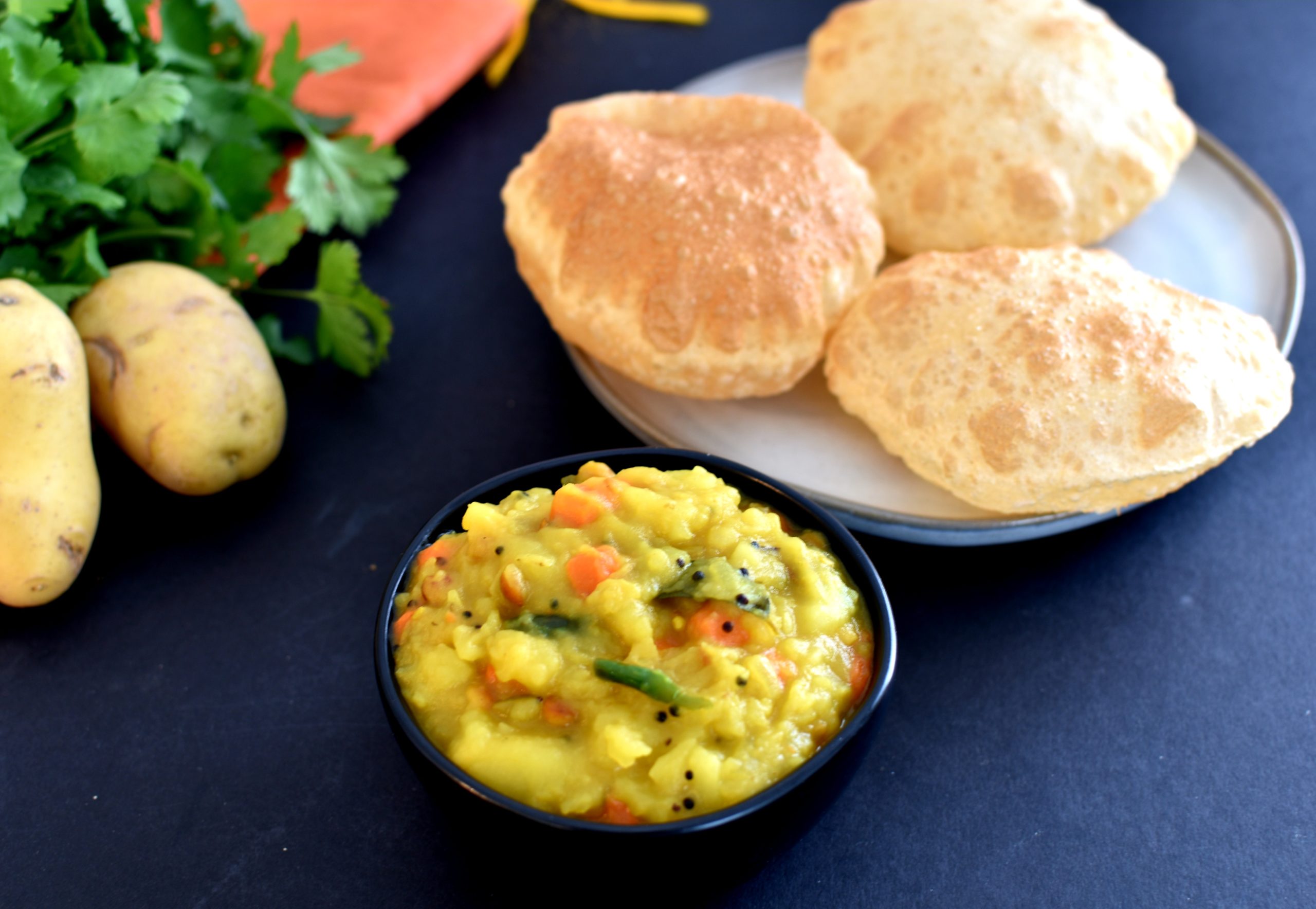 Order Poori Bhajji food online from Chef of India store, Jersey City on bringmethat.com
