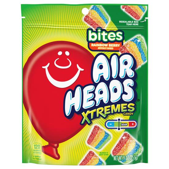 Order AirHeads Xtremes Rainbow Berry Bites, 9 OZ food online from Cvs store, PEARL on bringmethat.com