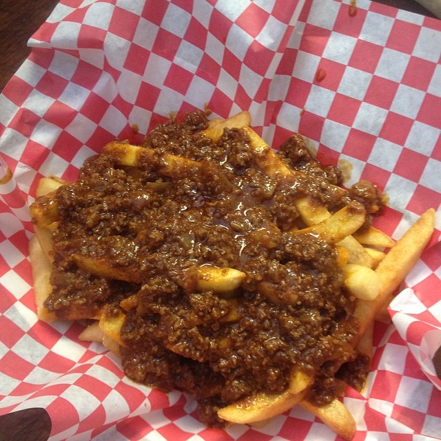 Order Chili Fries food online from Joe's Dairy Bar store, Hopewell Jct on bringmethat.com