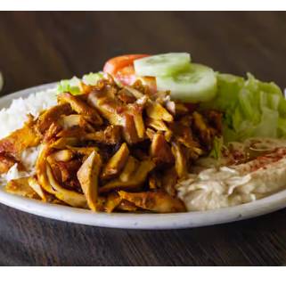 Order Chicken Shawarma Plate food online from Haji-Baba store, Tempe on bringmethat.com