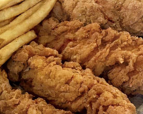 Order Chicken Tender Basket With Fries food online from Ranch Milk store, Freedom on bringmethat.com