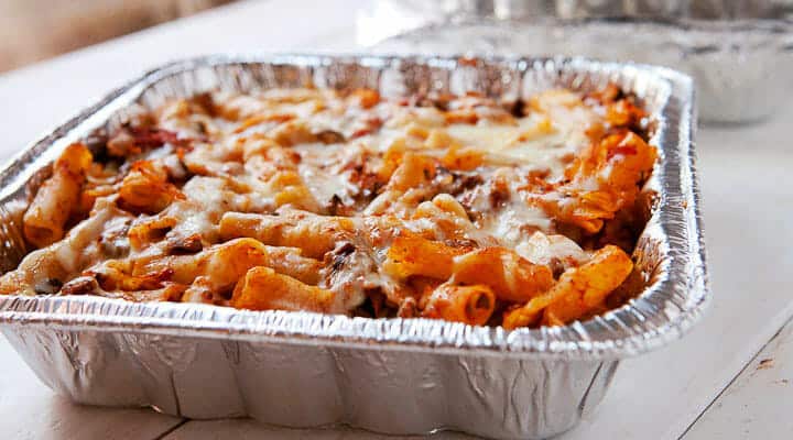 Order Meatball Pasta Dinner food online from Boston House of Pizza store, Roslindale on bringmethat.com