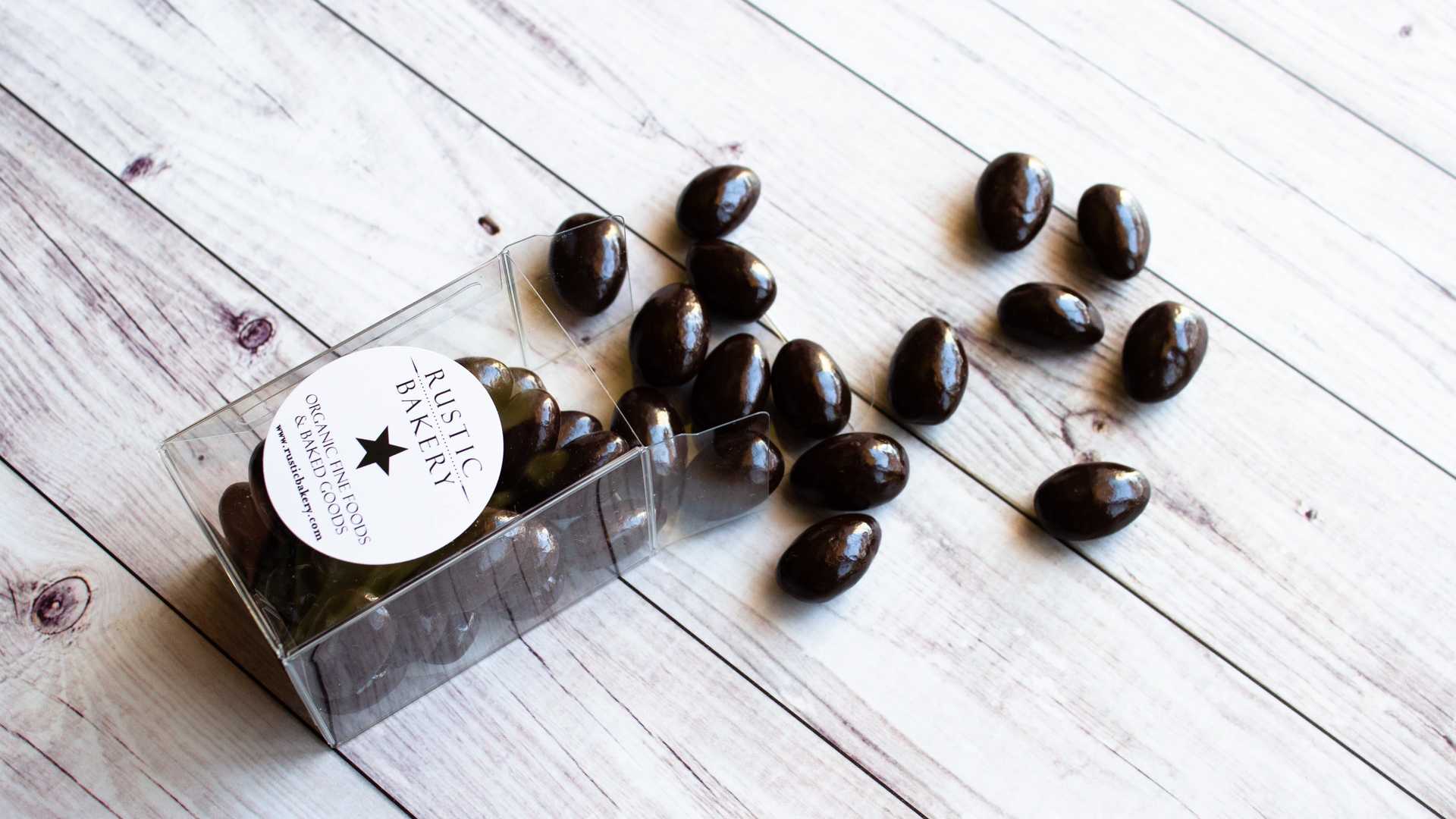 Order Dark Chocolate Sea Salt Almonds food online from Rustic Bakery store, Novato on bringmethat.com