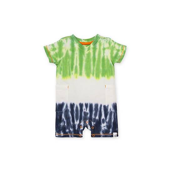 Order Burt's Bees Baby® Size 6-9M Stonewashed Tri Dip Dye Organic Cotton Romper food online from Bed Bath & Beyond store, Lancaster on bringmethat.com