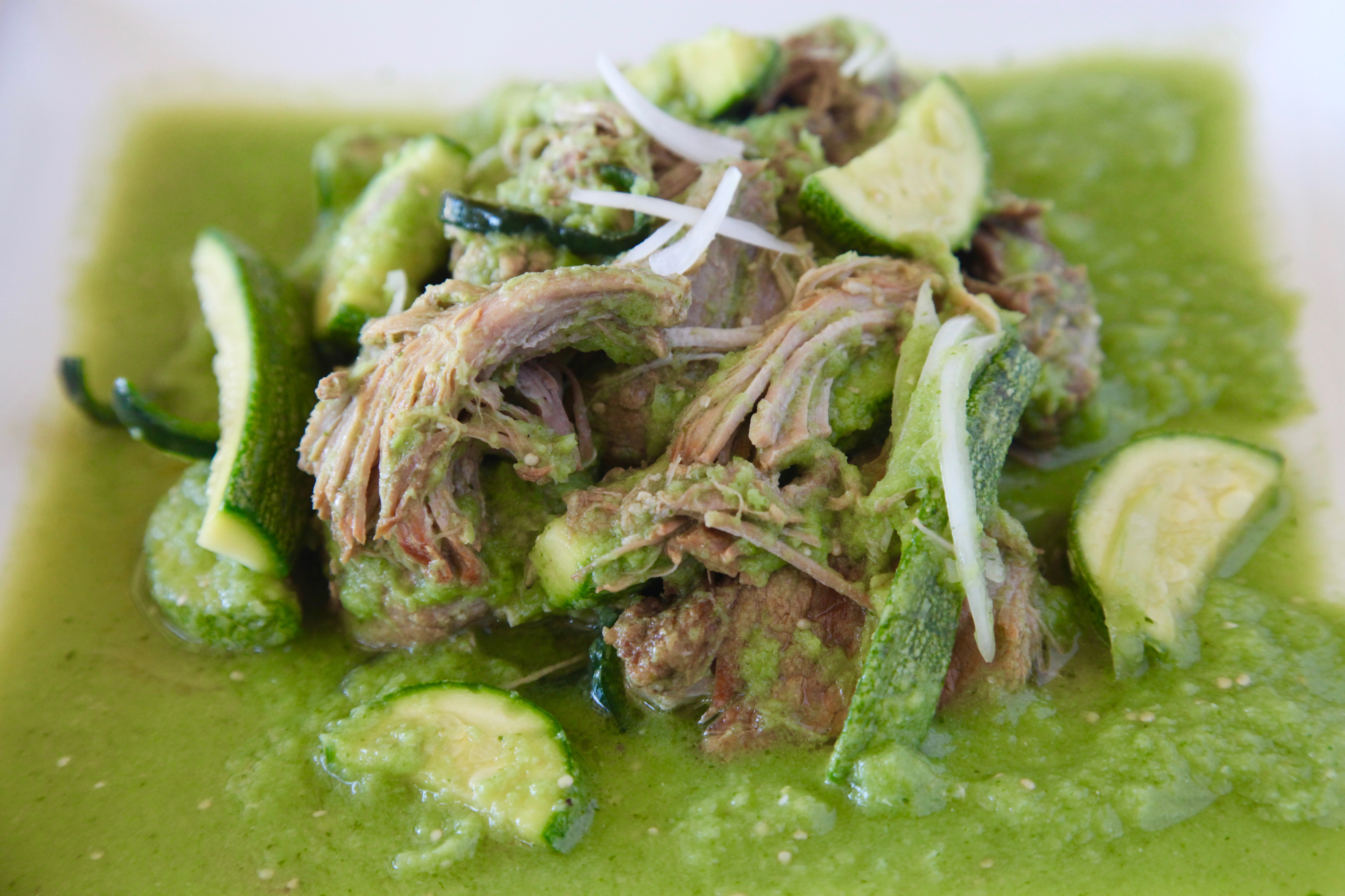 Order 15. Chile Verde Plate "Favorito De Papa" food online from Olamendis store, Mission Viejo on bringmethat.com
