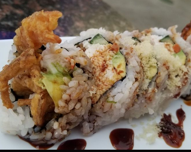 Order 45. Spider Roll (5pcs) food online from Soyokaze Sushi store, Garden Grove on bringmethat.com
