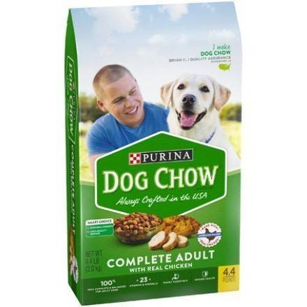 Order Purina Dog Chow Complete Adult Dog Food (4.4 lb) food online from Light Speed Market store, Marietta on bringmethat.com