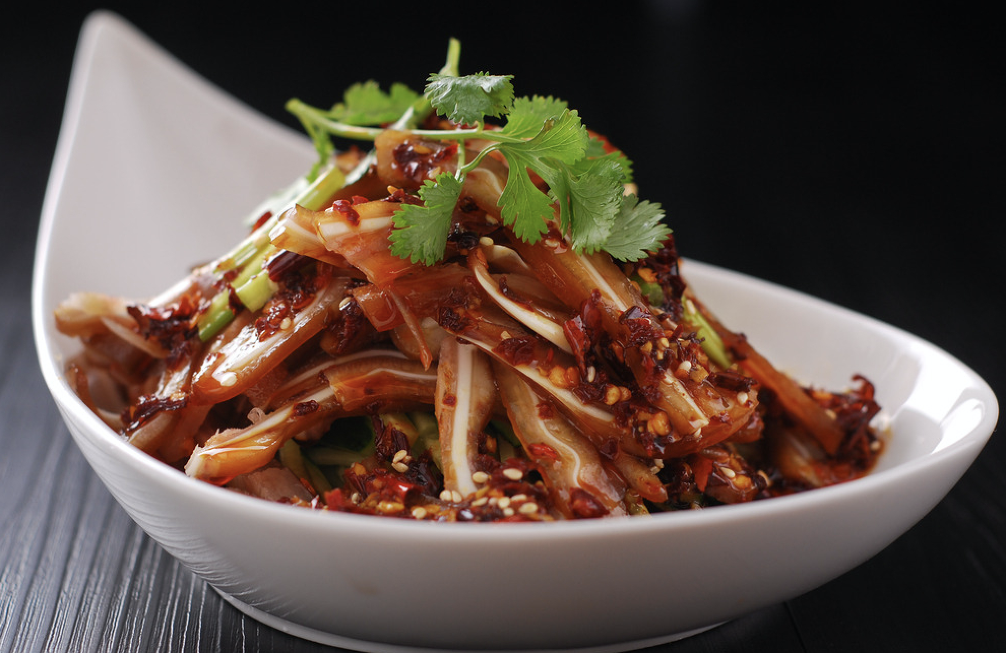 Order Pig's Ear in Chili Oil food online from Northern Cafe store, Temple City on bringmethat.com