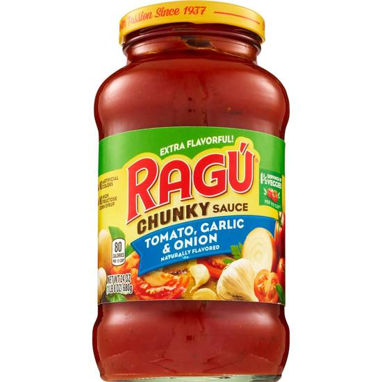 Order Ragu Chunky Tomato Garlic & Onion Pasta Sauce food online from Cvs store, SAINT CLAIR SHORES on bringmethat.com