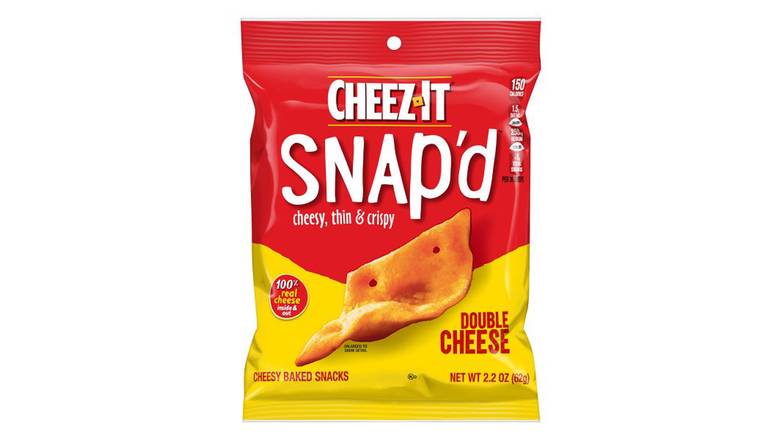 Order Cheez-It Snap'D Double Cheese Cracker food online from Exxon Constant Friendship store, Abingdon on bringmethat.com