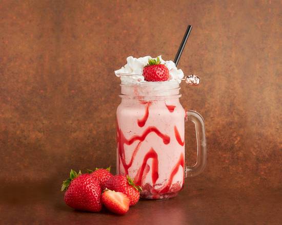Order Strawberry Smoothie food online from El Toro Loco Churrascaria store, Westchester on bringmethat.com