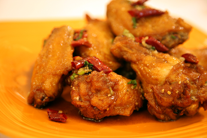 Order C4 Original Dry Fried Chicken Wings  food online from Tenglong Chinese Restaurant store, San Francisco on bringmethat.com