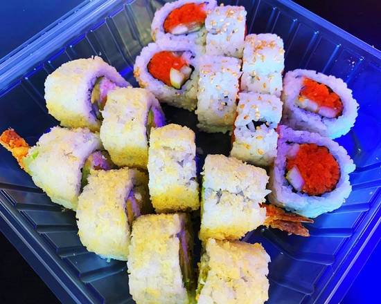 Order Lunch 2:Crunch Roll(8pcs)+Spicy Tuna Roll(8pcs)+miso soup food online from Koya Sushi store, Whittier on bringmethat.com