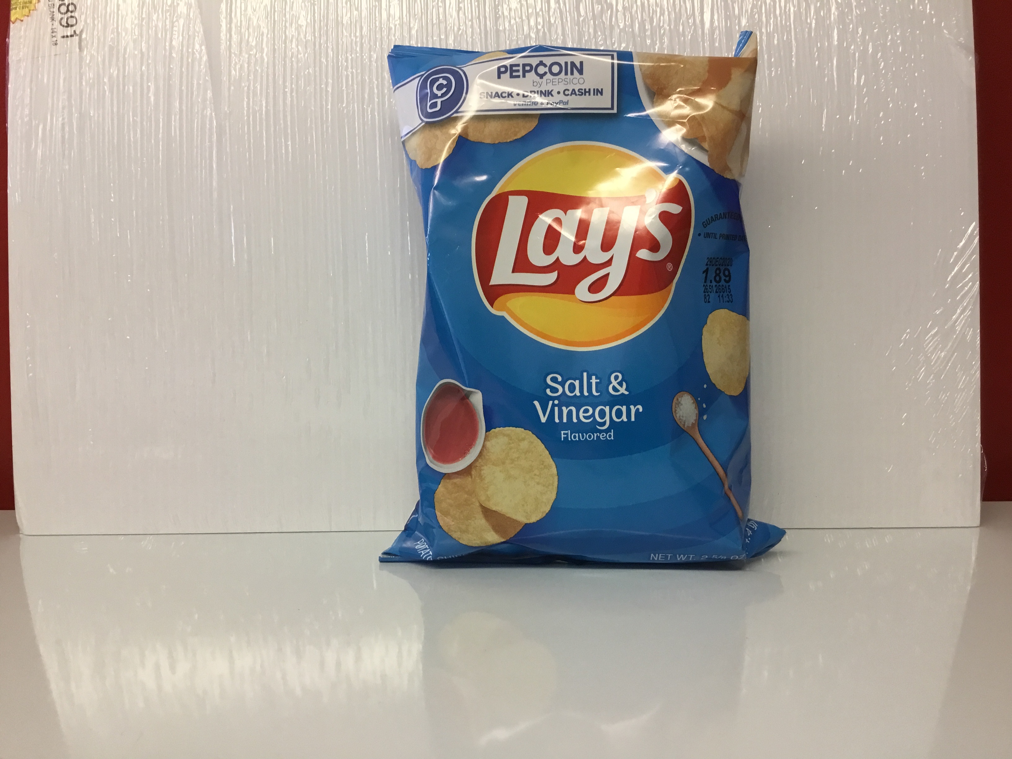 Order 2.58 oz Lay’s Salt and Vinegar  food online from Just Dash It store, Englewood on bringmethat.com