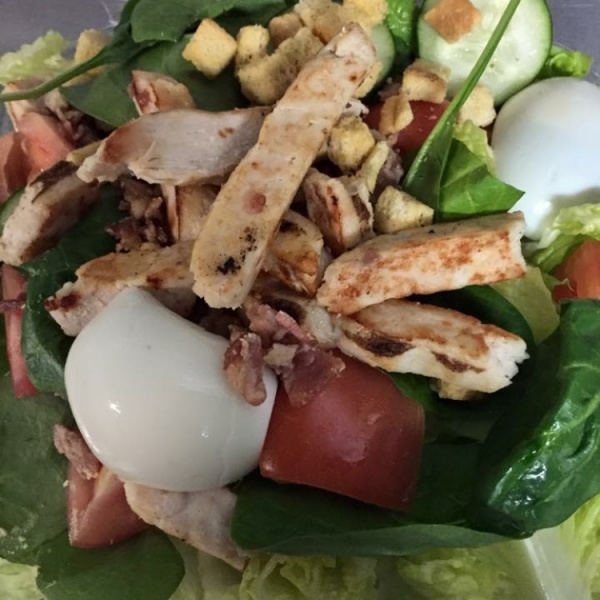 Order Cobb Salad food online from A Pizza Mart  store, Seattle on bringmethat.com
