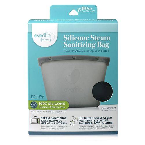 Order Evenflo Silicone Steam Sanitizing Bag - 1.0 ea food online from Walgreens store, Atlanta on bringmethat.com