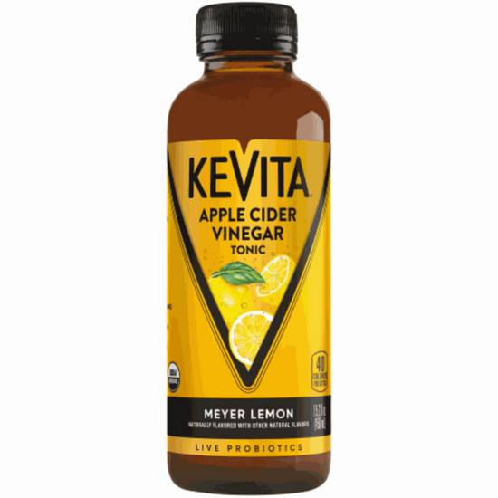 Order KeVita Meyer Apple Cider Vinegar Tonic - Lemon food online from IV Deli Mart store, Goleta on bringmethat.com