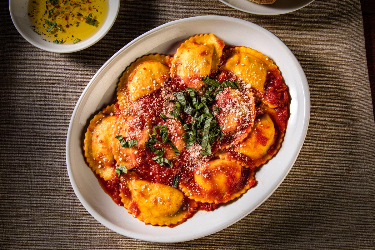 Order Four Cheese Ravioli food online from Bertucci store, Chelmsford on bringmethat.com
