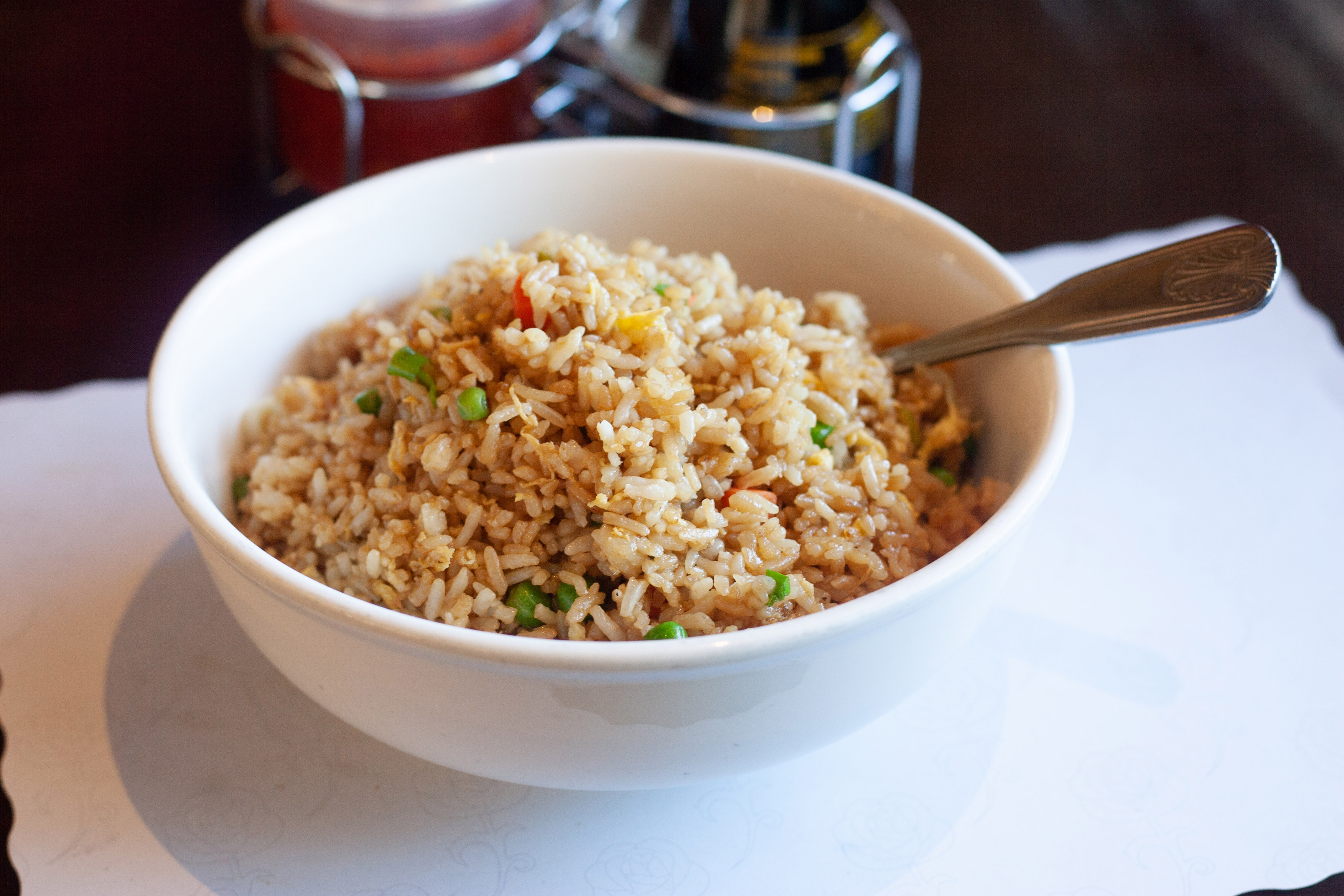 Order Egg Fried Rice food online from Ginger Cafe store, Gilroy on bringmethat.com