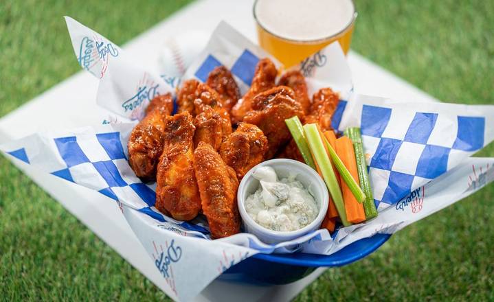 Order 12 Pcs  All Natural Wings food online from Dodgers Home Plates store, Burbank on bringmethat.com