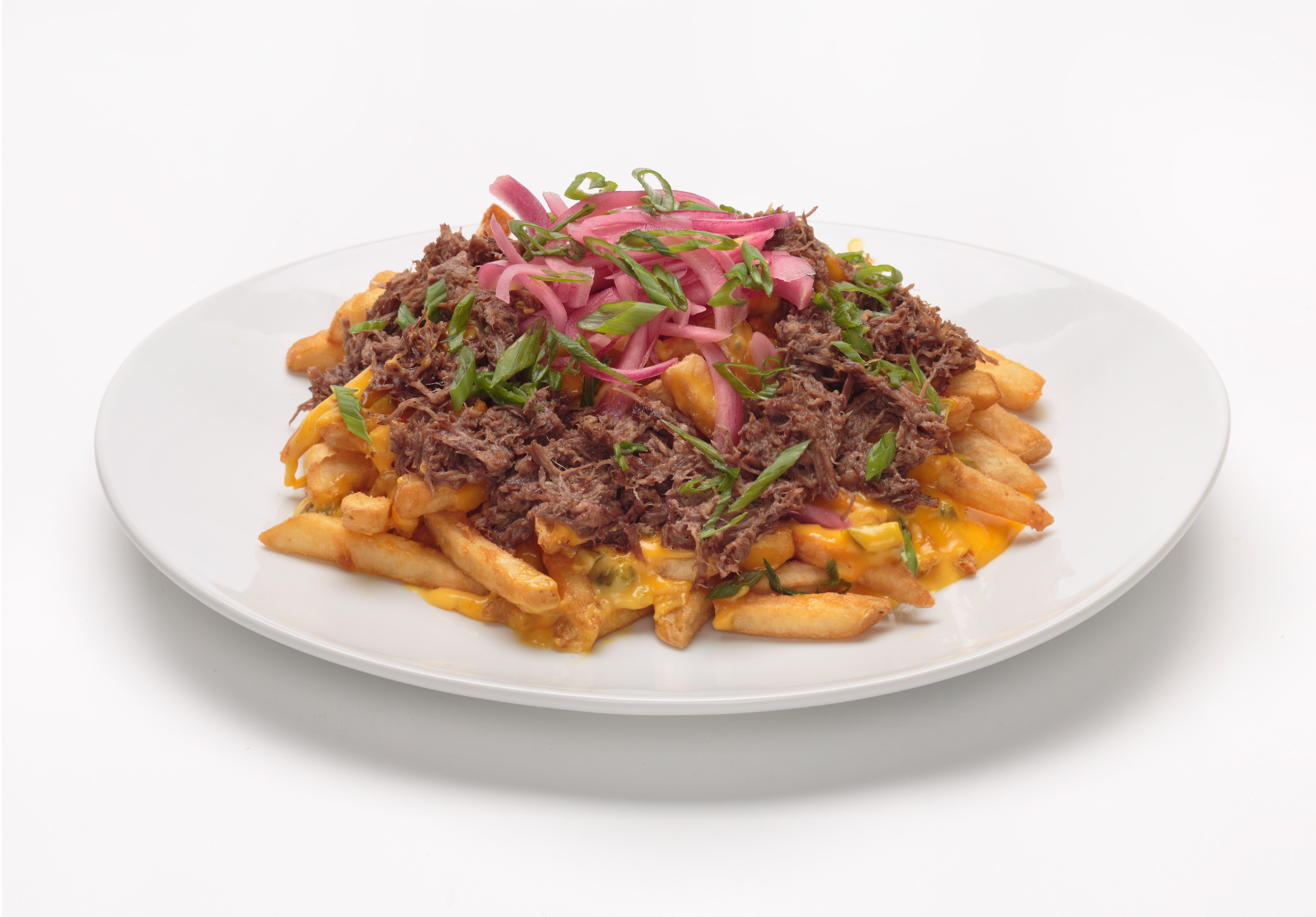 Order Short Rib Poutine - Half food online from Oggi's pizza & brewing co. store, Garden Grove on bringmethat.com