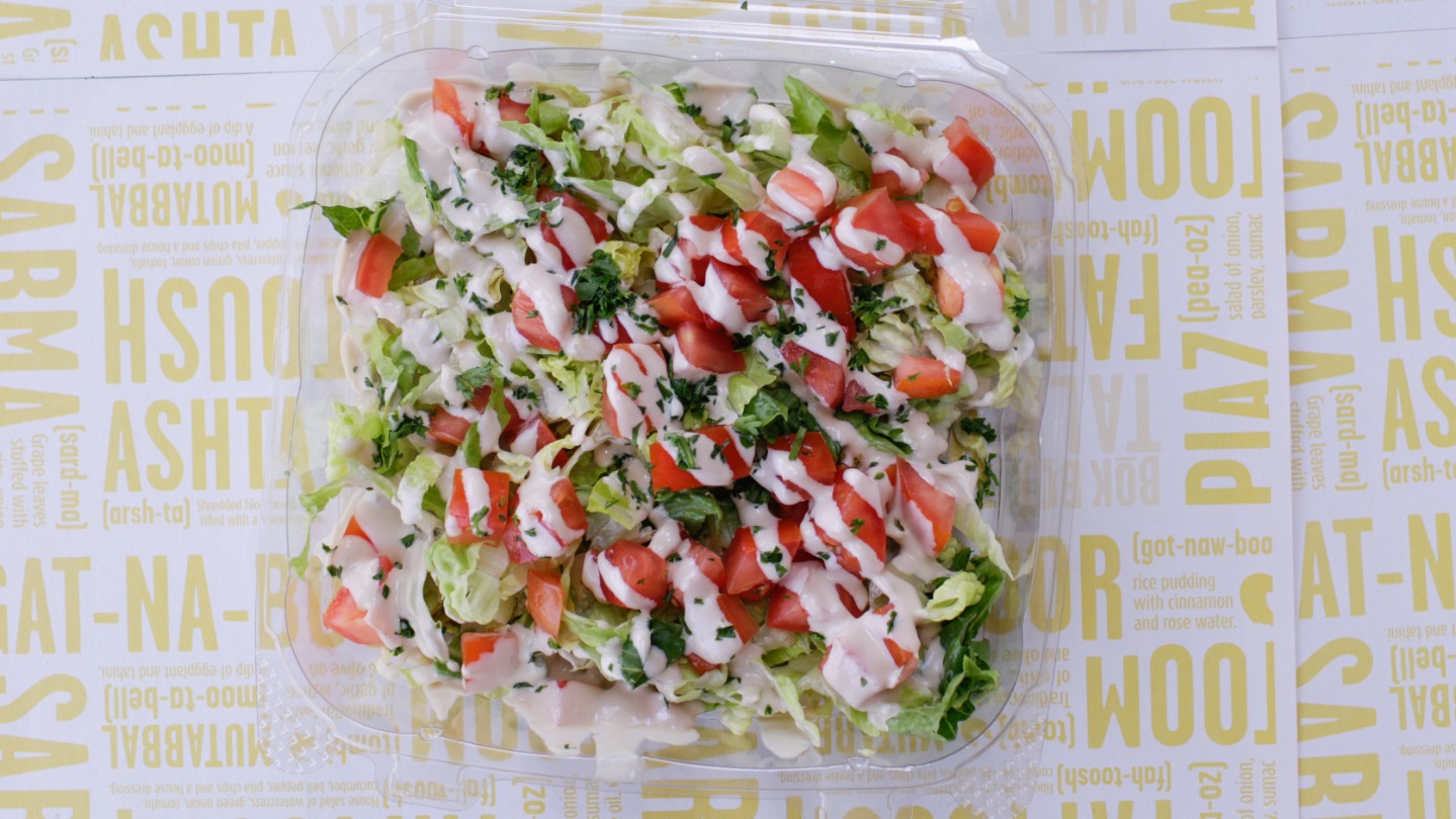 Order Tahini Salad food online from Bok Bok store, Henderson on bringmethat.com