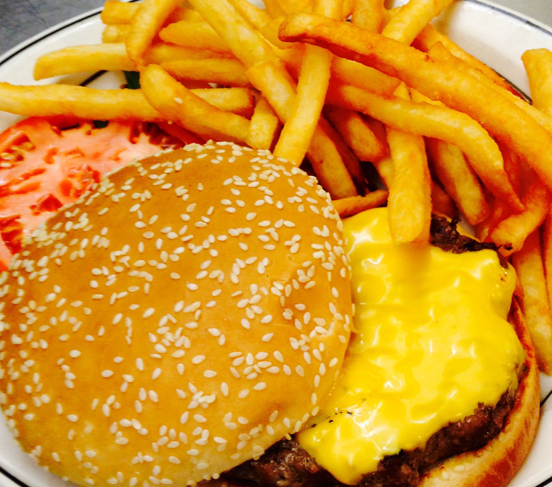 Order Cheeseburger food online from Parkway family restaurant store, Madison on bringmethat.com