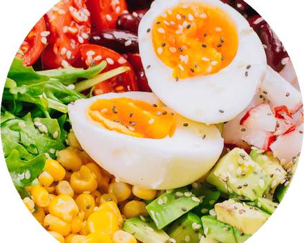 Order Our Cobb Salad food online from my plan V + salads store, Houston on bringmethat.com