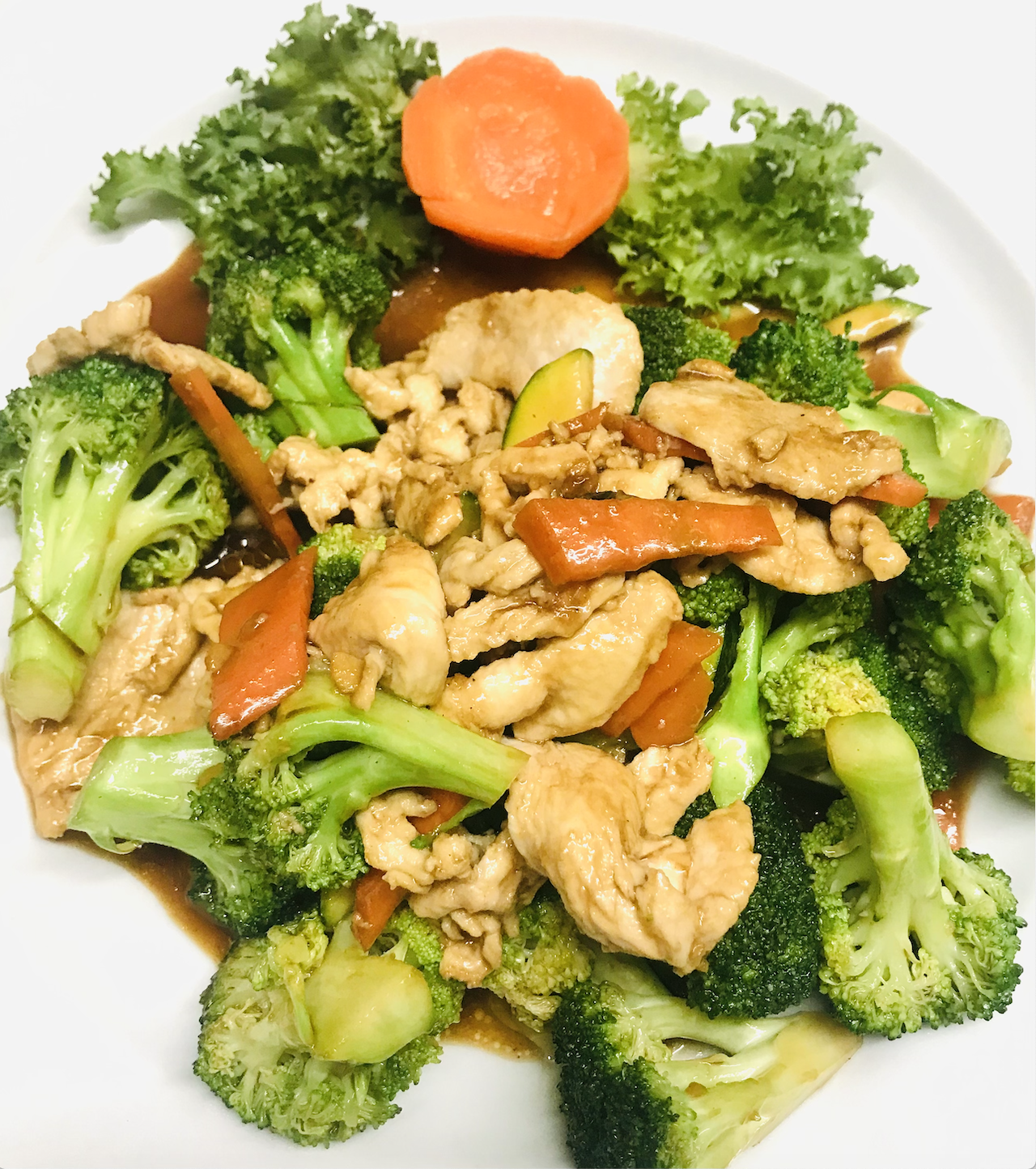 Order 18A. Chicken with Broccoli food online from Thai Lemongrass & Sakura Sushi store, New York on bringmethat.com