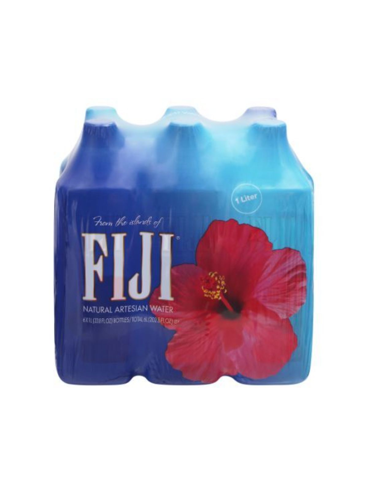 Order Fiji Water (1 L x 6-pack) food online from Stock-Up Mart store, Marietta on bringmethat.com