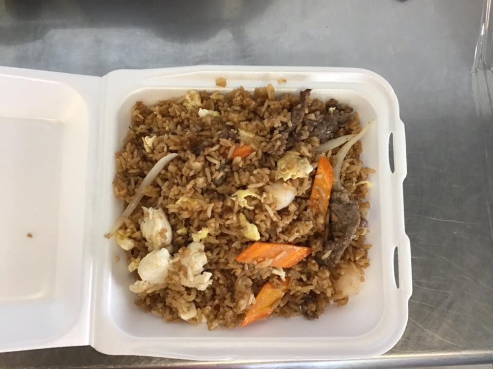 Order Combination Fried Rice (3 Meats) food online from Uncle Chien's Chinese and Thai Restaurant store, Lubbock on bringmethat.com