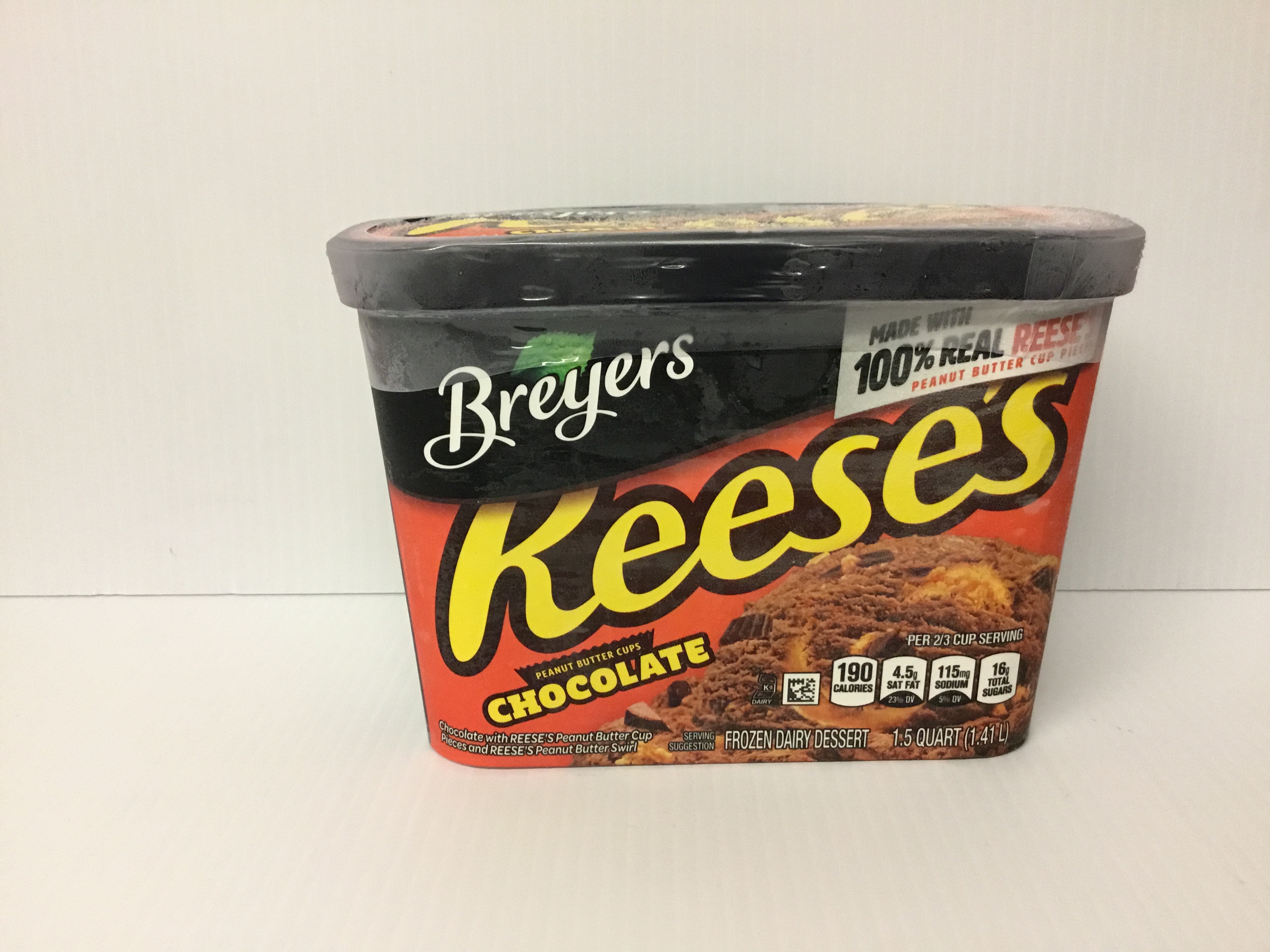 Order 1 .5 quart Breyer’s Reese’s (Chocolate) food online from Just Dash It store, Englewood on bringmethat.com