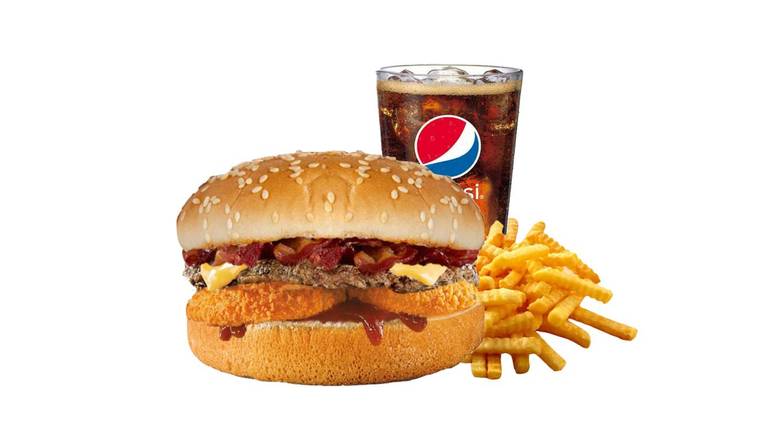 Order #17 Western Burger food online from Super Burger store, Clovis on bringmethat.com