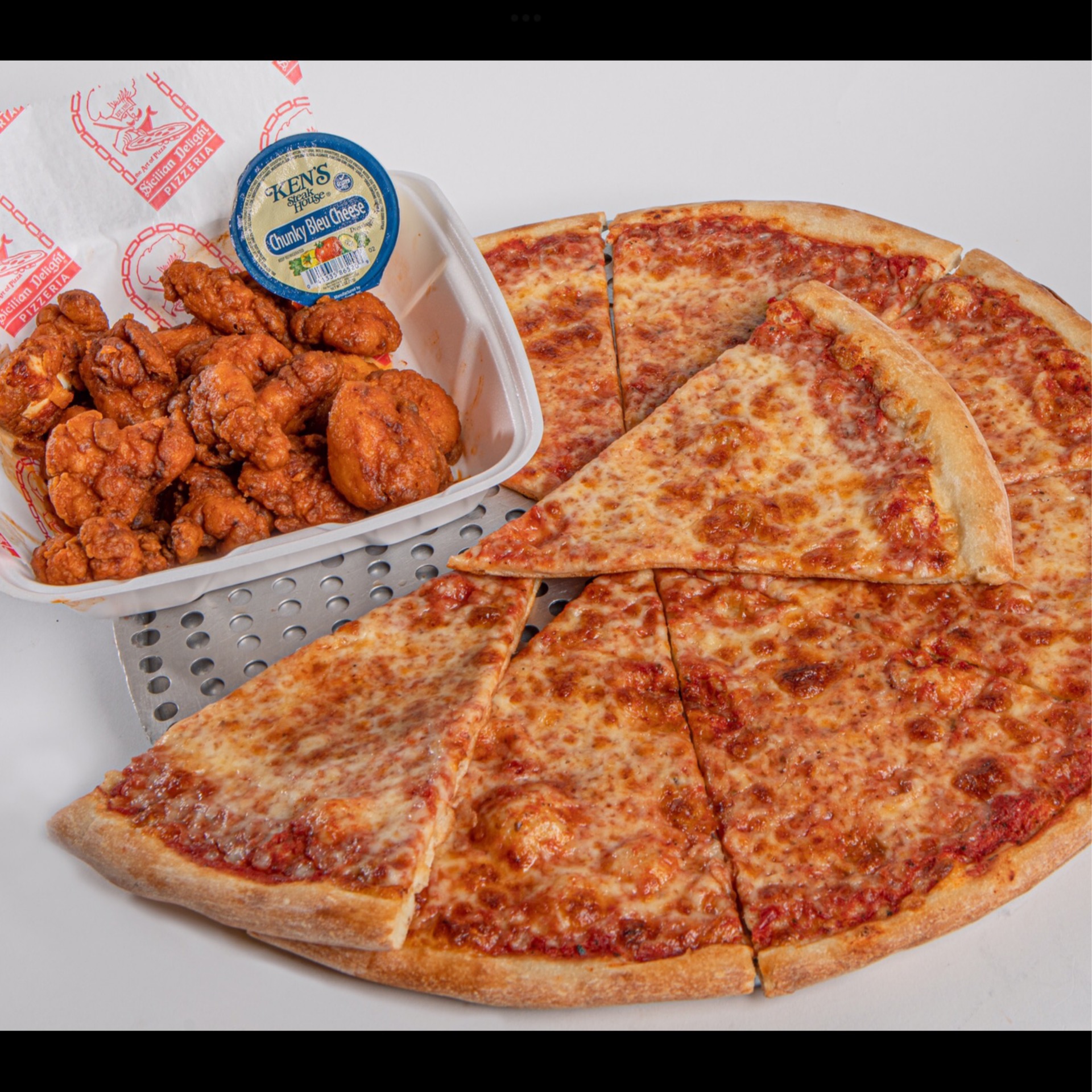 Order Ex Large Pizza & 20 Boneless food online from Sicilian Delight store, Victor on bringmethat.com