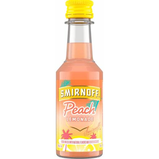 Order Smirnoff Peach Lemonade Vodka (50 ML) 140366 food online from BevMo! store, El Cajon on bringmethat.com
