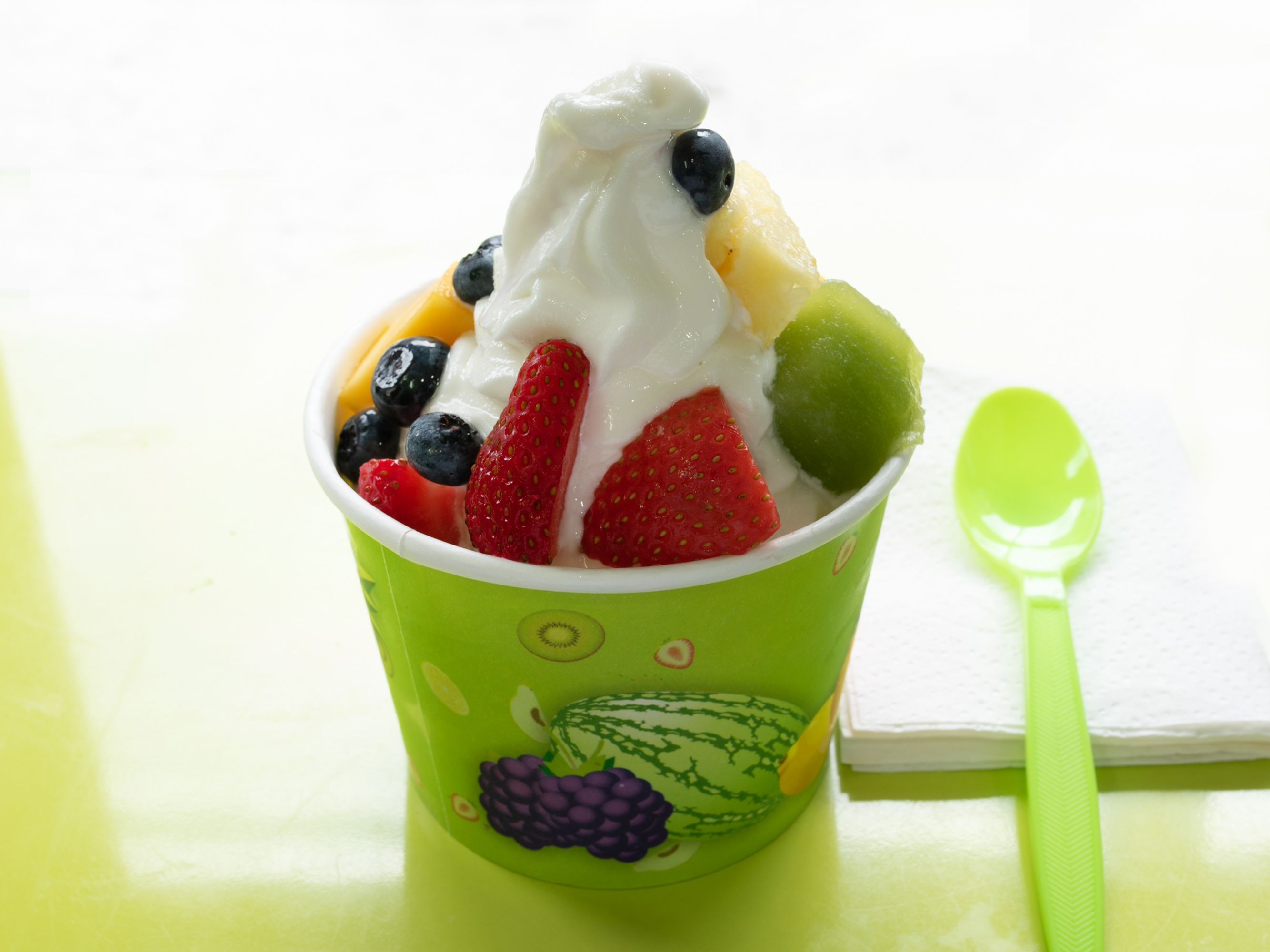 Order Small Cup of Frozen Yogurt food online from Green apple delight store, Astoria on bringmethat.com