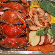 Order ST5. Blue Crab 1 Lb, Steamed Shrimp 1/2 Lb food online from Crab Plus store, Yeadon on bringmethat.com
