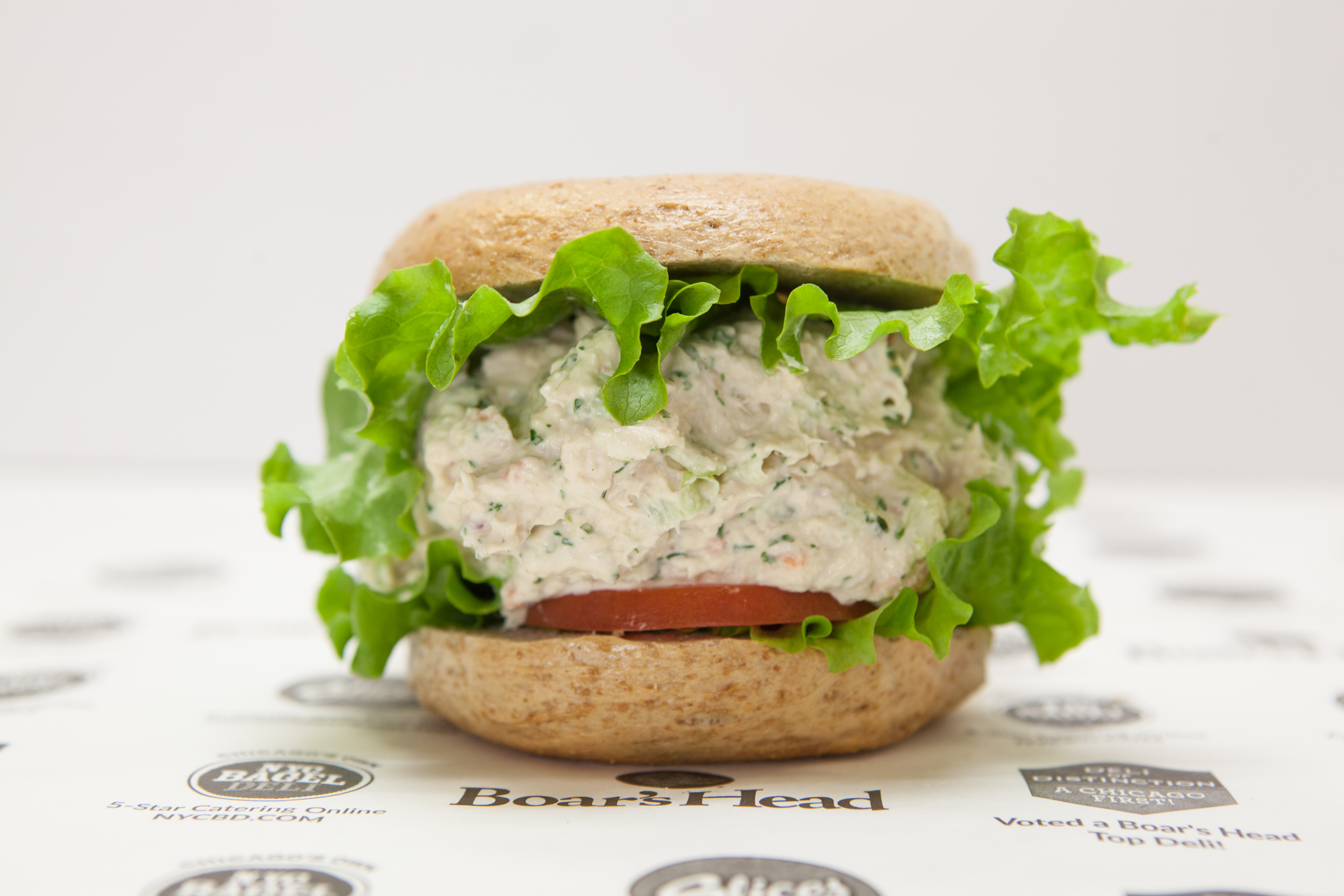 Order Lite Tuna Salad Sandwich food online from NYC Bagel Deli store, Chicago on bringmethat.com