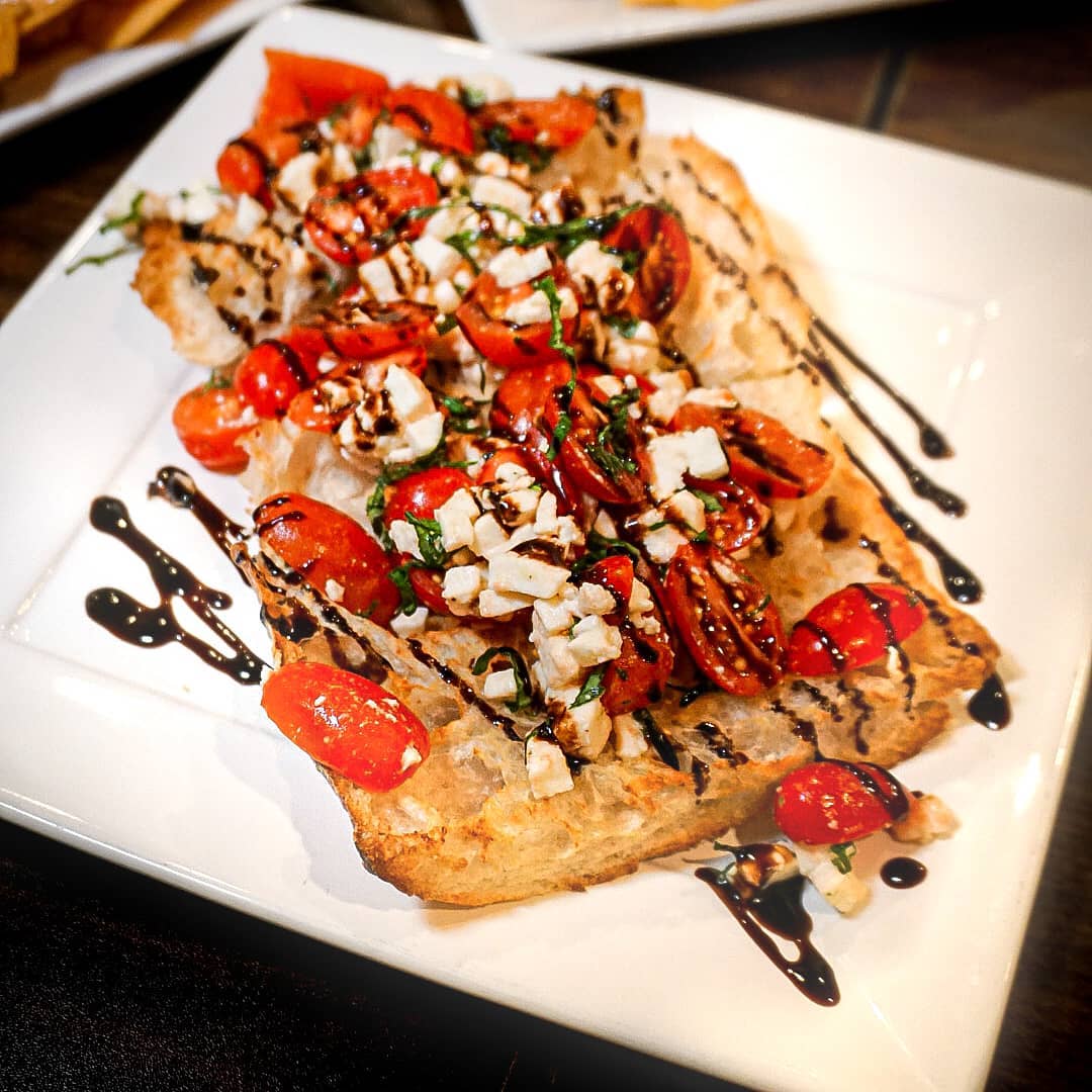 Order Bruschetta food online from Love Bakery And Cafe store, Branford on bringmethat.com