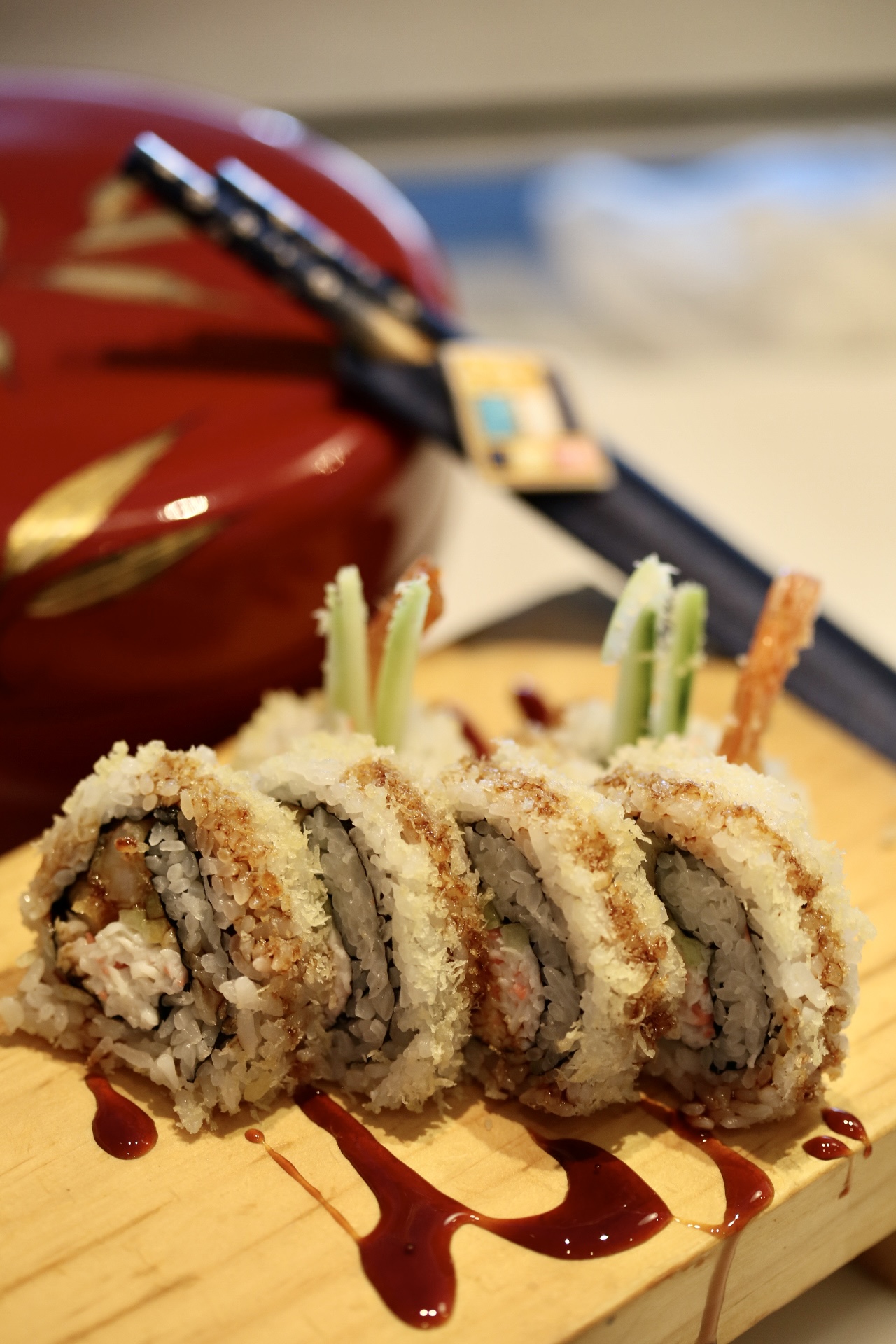 Order Shrimp Tempura Roll  food online from Sakari Sushi store, Tucson on bringmethat.com