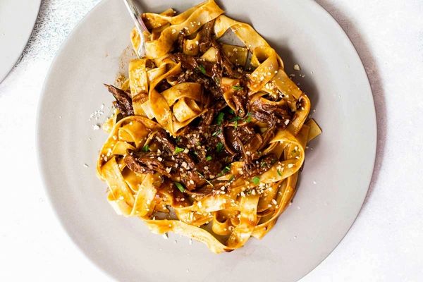 Order Braised Short Rib - Pappardelle food online from The Spice Of Life Catering store, Carrollton on bringmethat.com