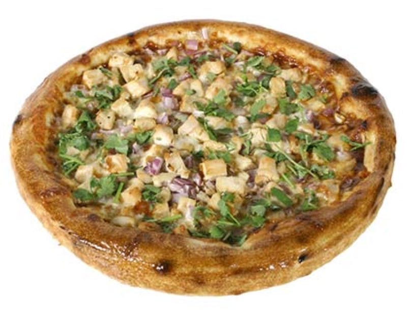 Order BBQ Chicken Pizza - Personal 7'' (4 Slices) food online from Crispy Crust store, Los Angeles on bringmethat.com