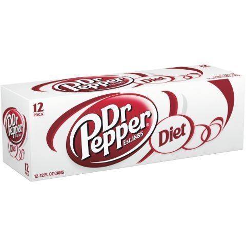 Order Dr Pepper Diet Fridge 12 Pack 12oz Can food online from 7-Eleven store, Bay City on bringmethat.com