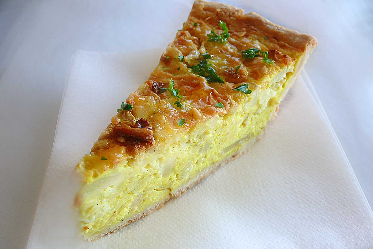 Order Quiche of the Day Dinner food online from La Mediterranee store, San Francisco on bringmethat.com