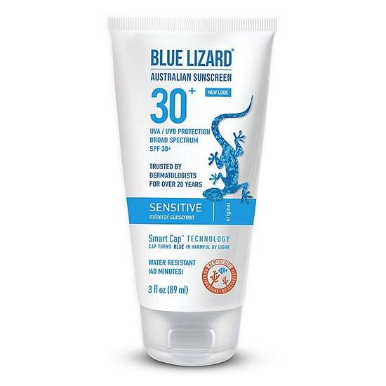 Order Blue Lizard® 3 oz. Australian Sunscreen Sensitive SPF 30+ Fragrance Free food online from Bed Bath &Amp; Beyond store, San Luis Obispo on bringmethat.com