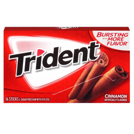Order Trident Cinnamon Sugar Free Gum, 14 CT food online from Cvs store, CENTRAL FALLS on bringmethat.com